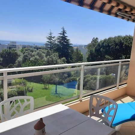 Ferienwohnung T2 Avec Magnifique Vue Mer, Piscine, Clim, Parking Antibes Exterior foto